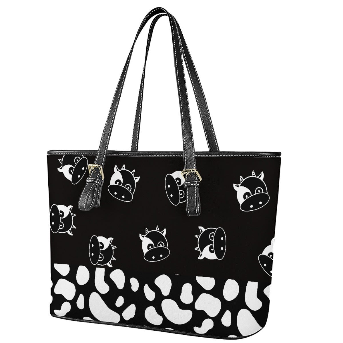 Wholesale Cow Pattern Women's PU Handbags